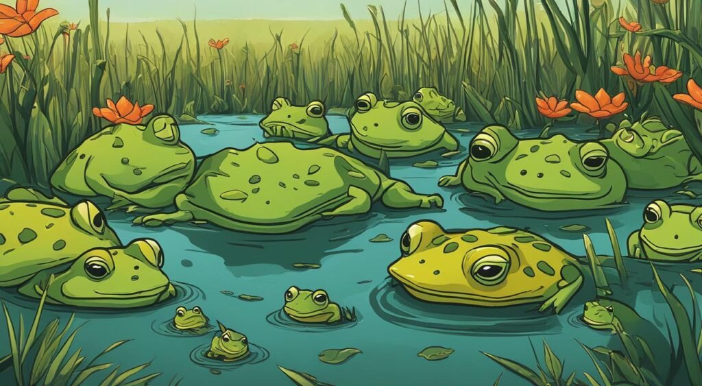 ranas en Éxodo 8 Éxodo 8