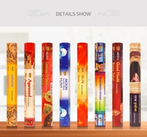 Incenso com 48 sabores, varas de tulipa com sabor branco de sândalo