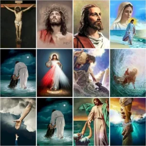 pintura diamante jesus quadrado