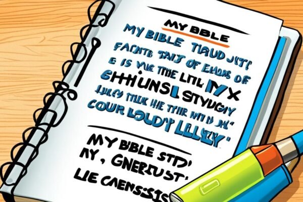 First steps in Bible study