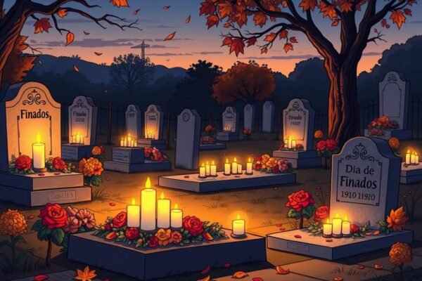 Cemetery on All Souls' Day