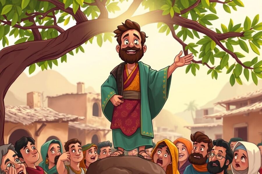 Who was Zacchaeus and what was his transformation after meeting Jesus?