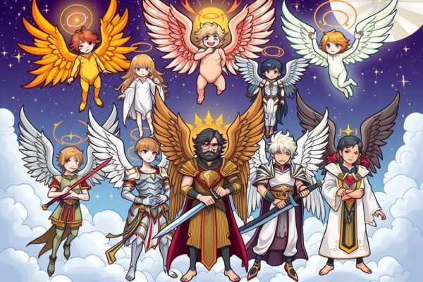 ¿Cuáles son los 7 tipos de ángeles?
