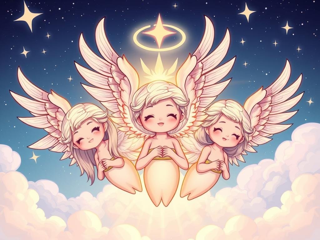 aparência dos querubins