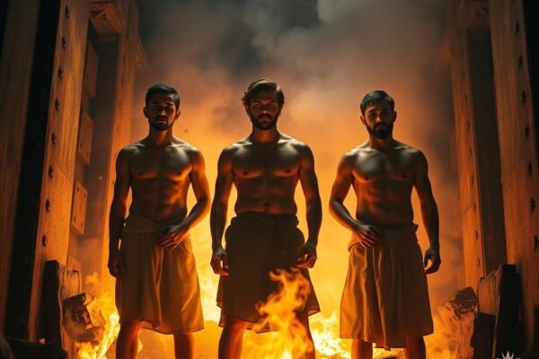 Who were Hananiah, Mishael and Azariah?