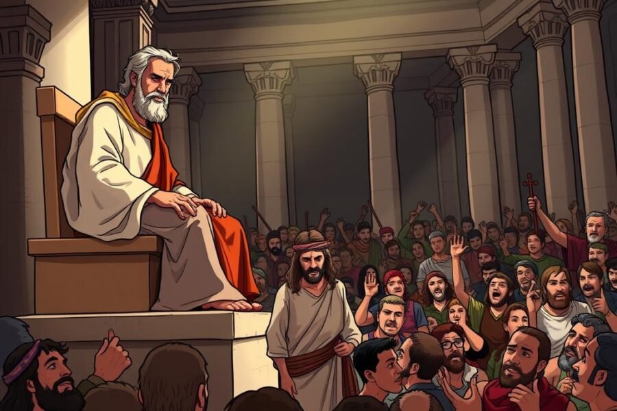 Quem foi Pôncio Pilatos e qual foi o seu papel no julgamento de Jesus?