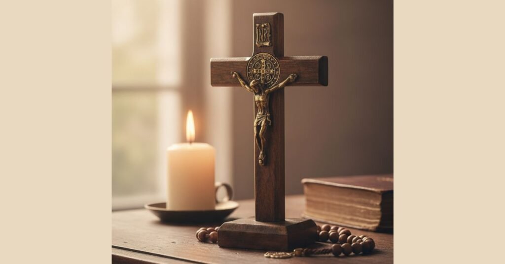 Crucifixo de Mesa São Bento