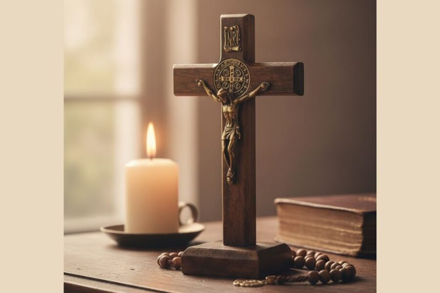 Crucifixo de Mesa São Bento