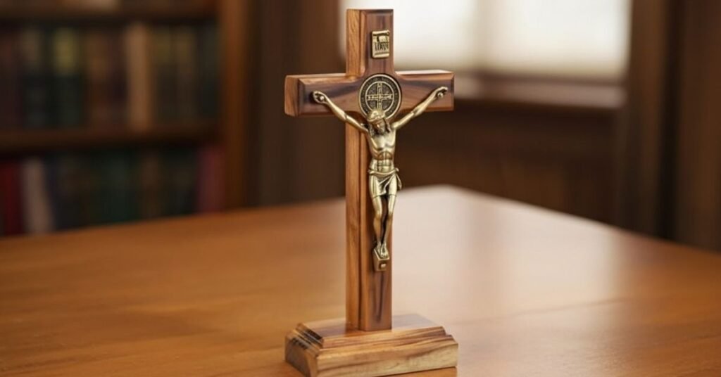 Crucifixo de Mesa e Parede 12 cm