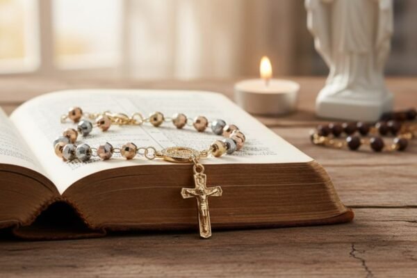 HZMAN Virgin Mary Rosary