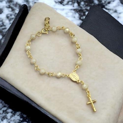 Pulseira Terço Dezena de Nossa Senhora Bijuterias Religiosas Pulseira Terço Dezena de Nossa Senhora Bijuterias Religiosas