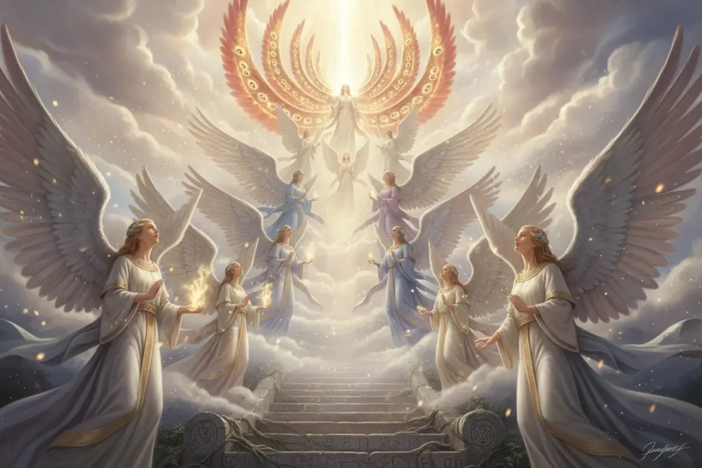 hierarquia dos anjos na bíblia