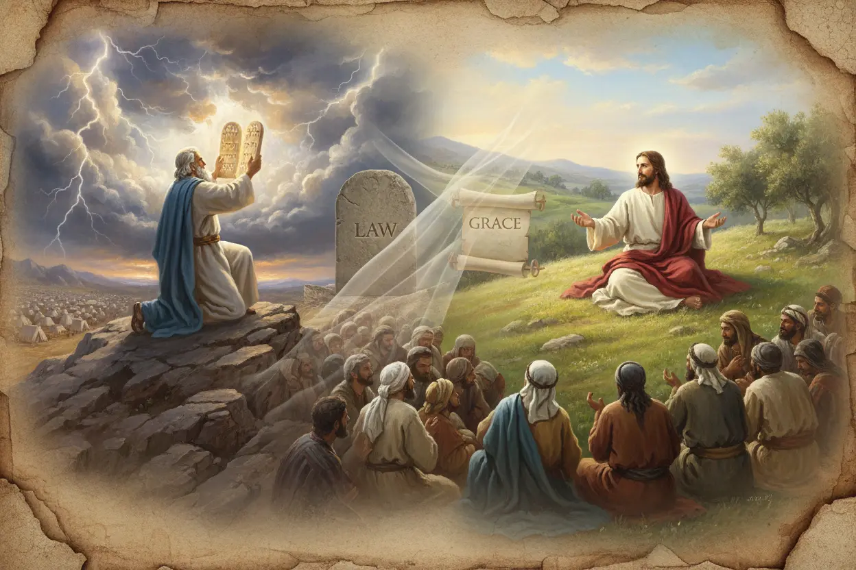 Reflexão sobre diferença entre antigo e novo testamento