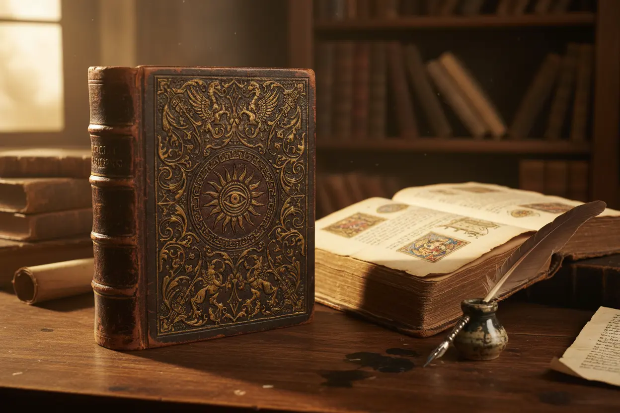 Livro Antigo e Sabedoria Livro antigo sobre doutrinas