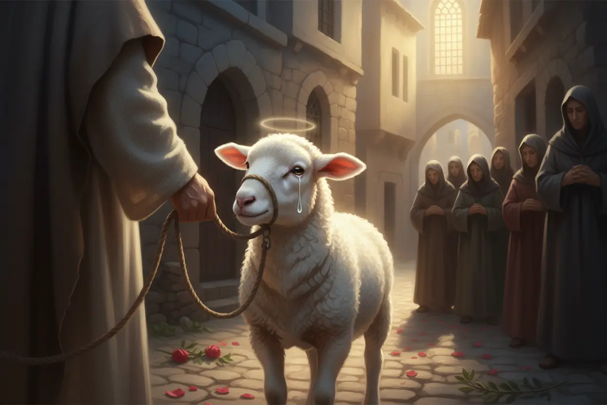 Cordeiro como símbolo de sacrifício
