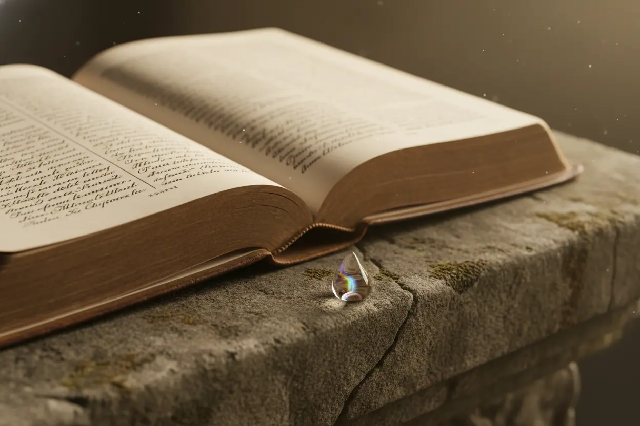 Bíblia aberta e a espiritualidade ao perdoar.