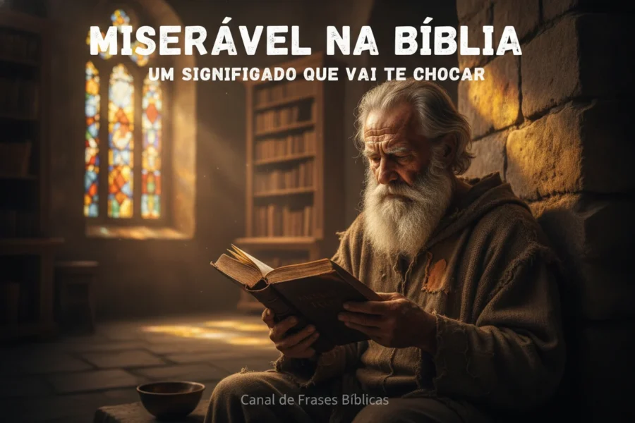 Miserável na Bíblia: Um Significado que Vai te Chocar
