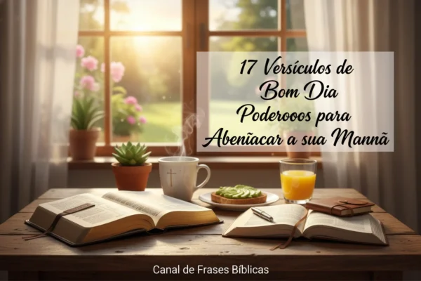 17 Versículos de Bom Dia Poderosos para Abençoar a sua Manhã