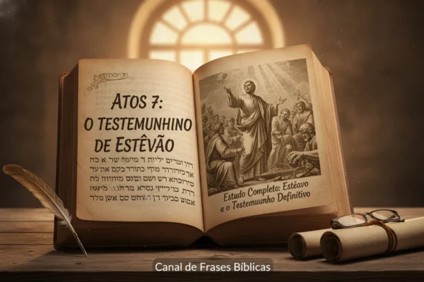 Estudo Completo de Atos 7: Estevão e o Testemunho Definitivo