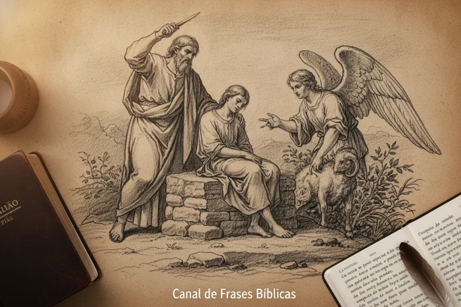 Esboço sobre o Sacrifício de Isaque para Pregar com Poder