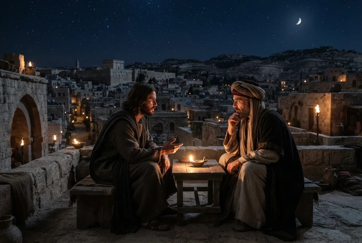 O contexto do diálogo de Jesus com Nicodemos Joao 3 16 O amor de Deus pelo mundo